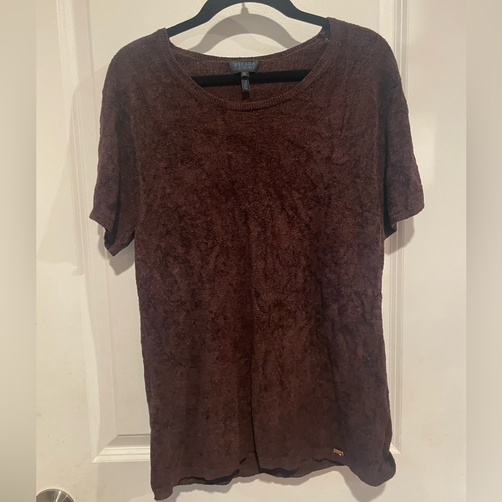 Escada Sport brown knit top‎ size Large